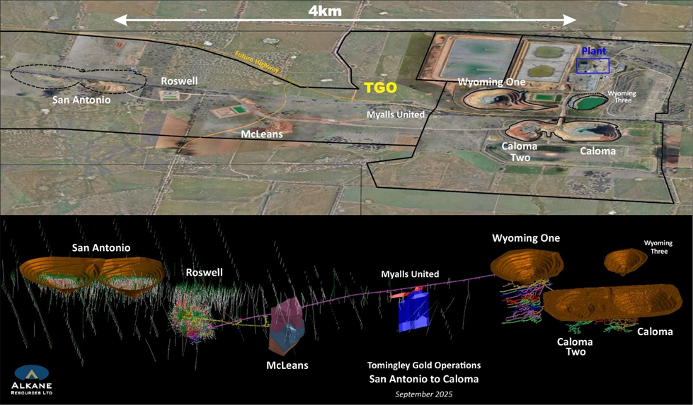 Tomingley Gold Operations, San Antonio to Caloma, September 2025