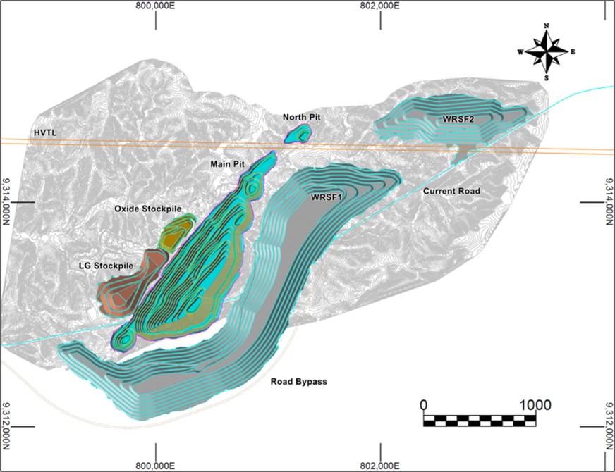 Site General Layout (Source: Deswik) 