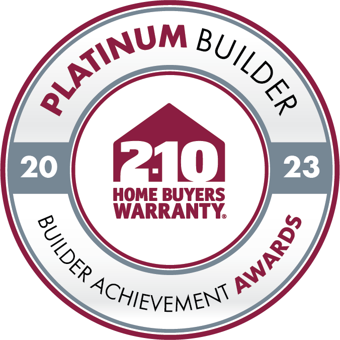 LGI Homes receives their sixth consecutive Platinum Builder Award, by 2-10 Home Buyers Warranty, in recognition of their exceptional leadership, innovation, and excellence in new construction.