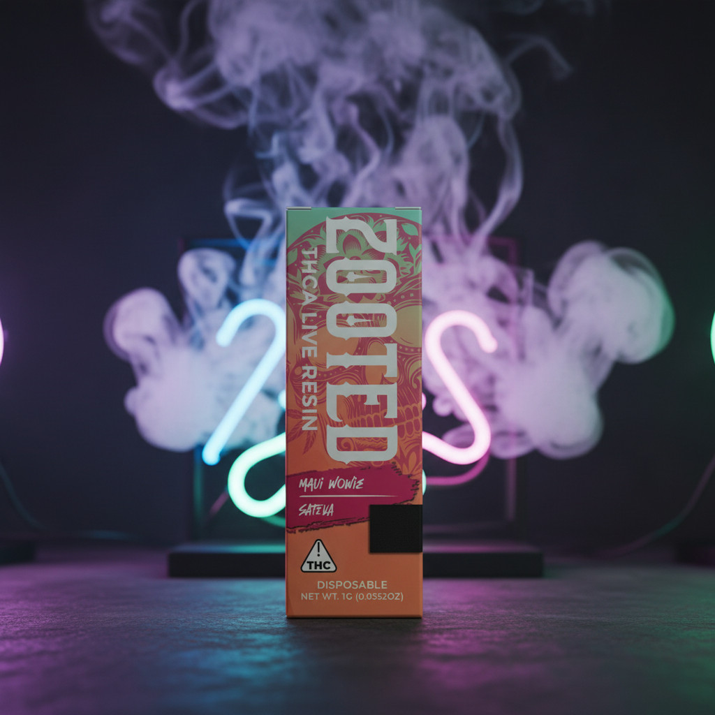 A picture of 1G Live Resin THCA Vape Disposable (Maui Wowie Sativa)