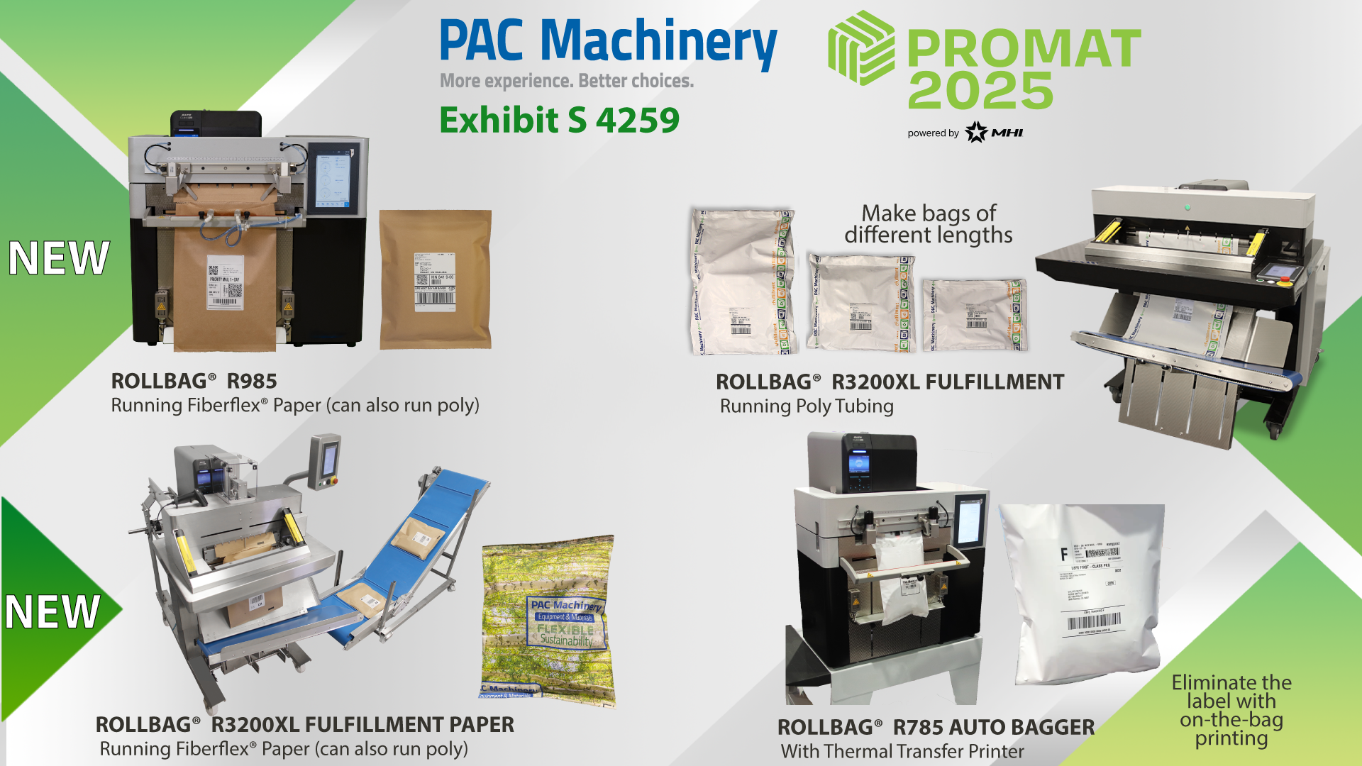 PAC Machinery Unveils Latest Flexible, Sustainable Bagging Innovations 