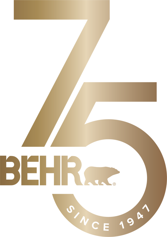 BEHR 75 Anniversary Logo