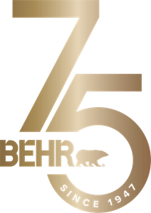 BEHR 75 Anniversary Logo