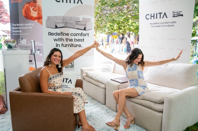 CHITA LIVING at reality television personality Jill Zarin's 11th annual Luxury Luncheon event in The Hamptons