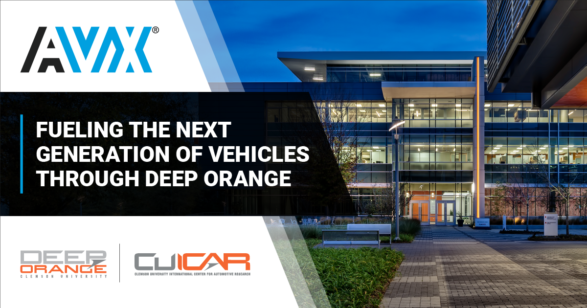 AVX Fuels the Next Generation of Clemson University Vehicle Prototyping through Deep Orange