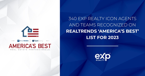 Americas Best RealTrends Awards graphic eXp Realty