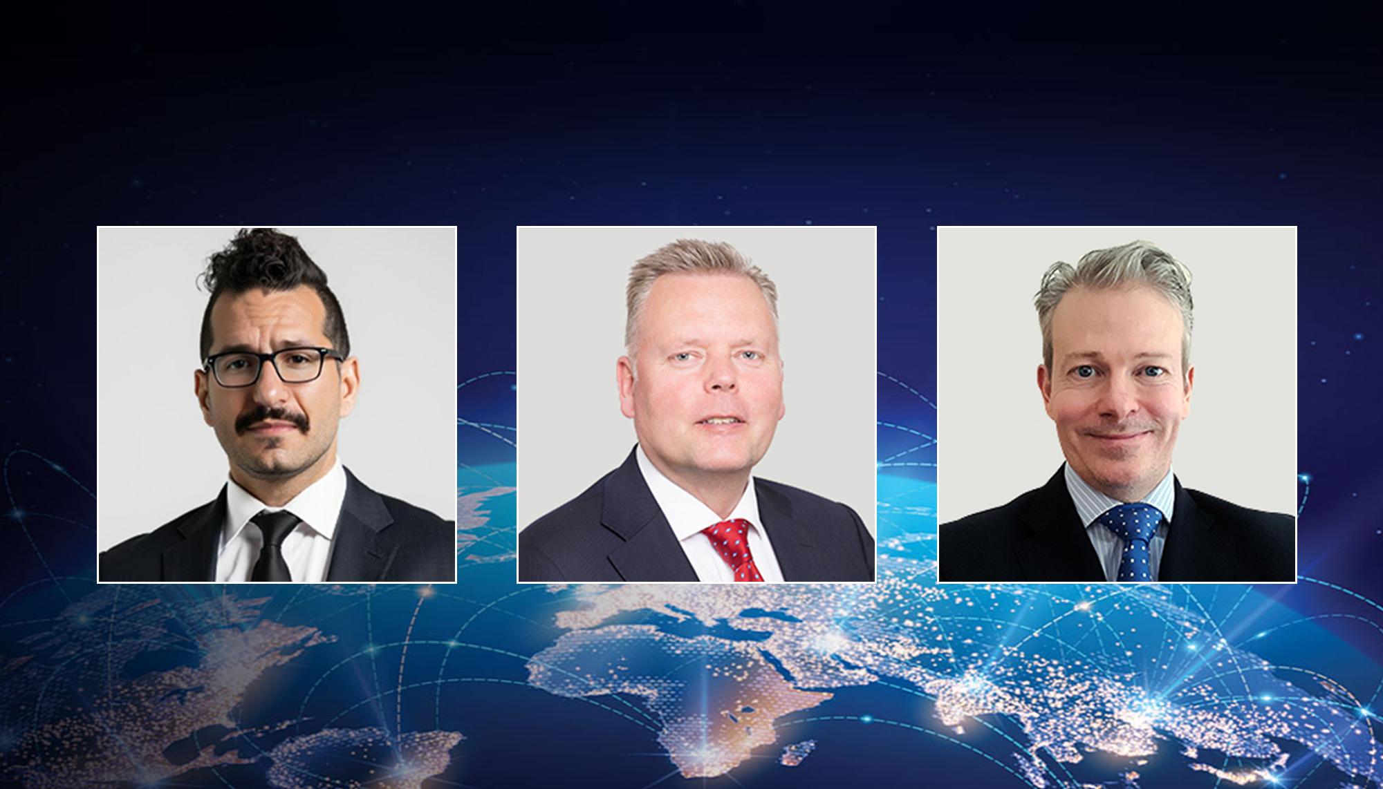 Managing Director Michael Silberberg, Managing Director Mark Olson, and Vice President James Bowles.