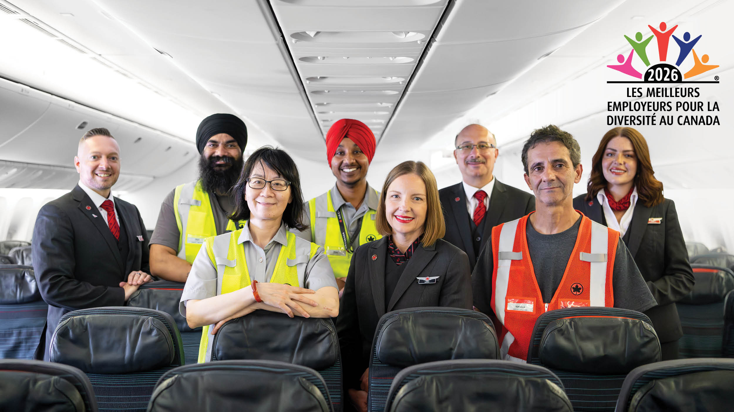 Air Canada figure parmi les Meilleurs employeurs pour la diversité au Canada en 2026, pour la huitième fois en dix ans