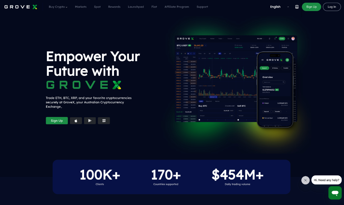Introducing GroveXchange: Revolutionizing Cryptocurrency Trading with Security and Ease