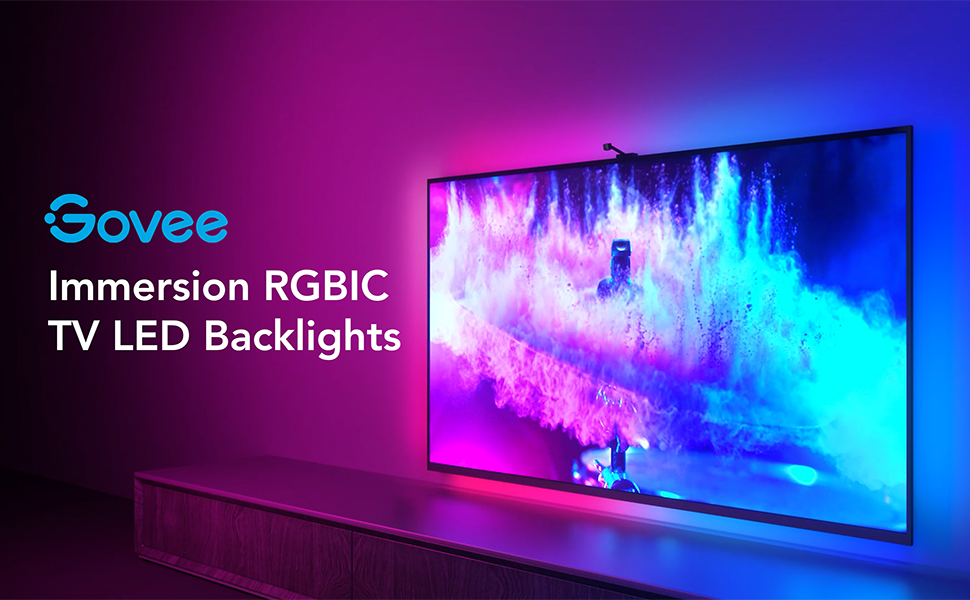 Boost your TV with Govee Immersion RGBIC TV LED Backlights 