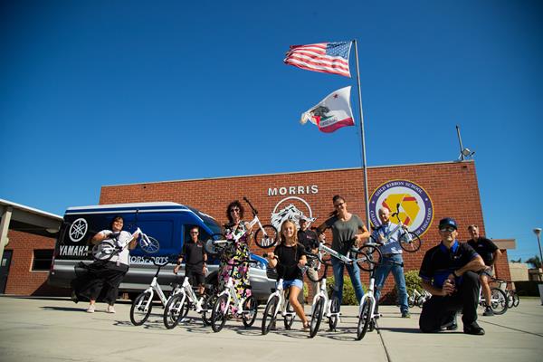 All Kids Bike and Yamaha at Juliet Morris Elementary School