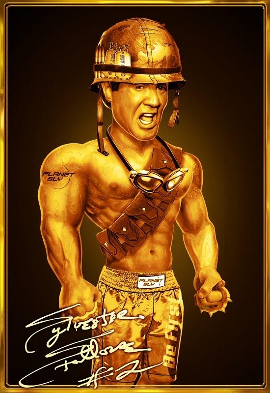 PlanetSLY Golden Signature NFT Sylvester Stallone