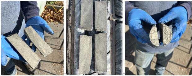 Core Samples for XRF Analysis Holes CL-22-06 & CL-22-07