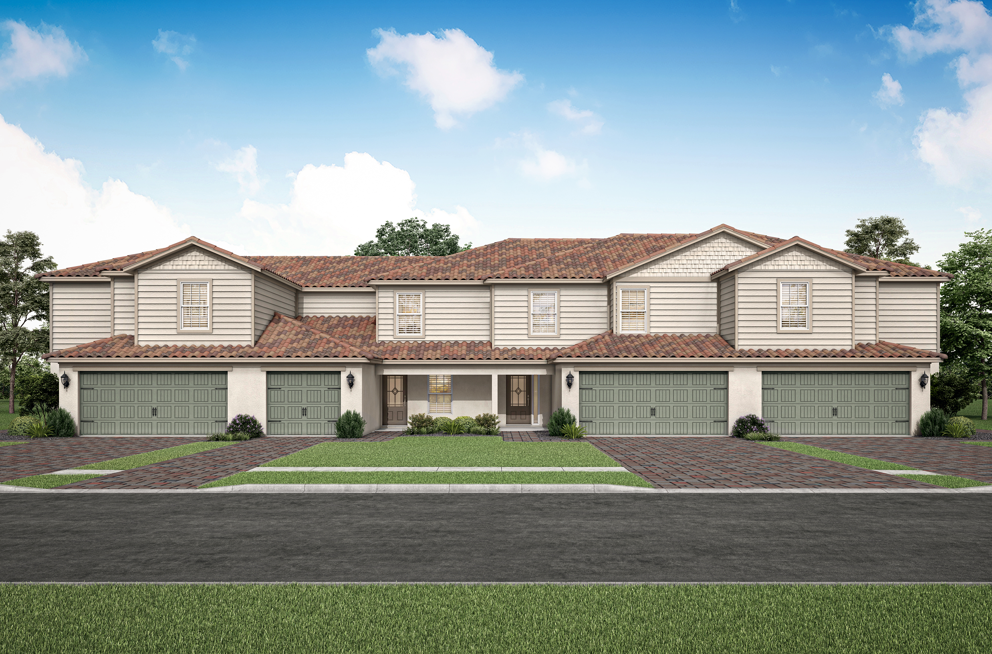 Townhomes at Noah Estates at Tuscany Preserve in Poinciana, FL feature two and three bedrooms floor plans.