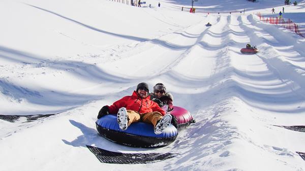 Winter fun at Angel Fire Resort's Polar Coaster Tubing Hill