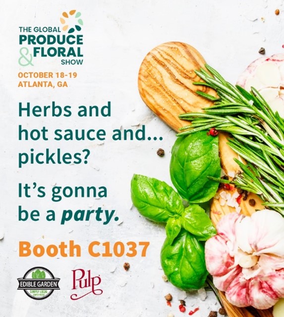 Edible Garden to Showcase New Innovative Product Lines at the 2024 Global Produce & Floral Show