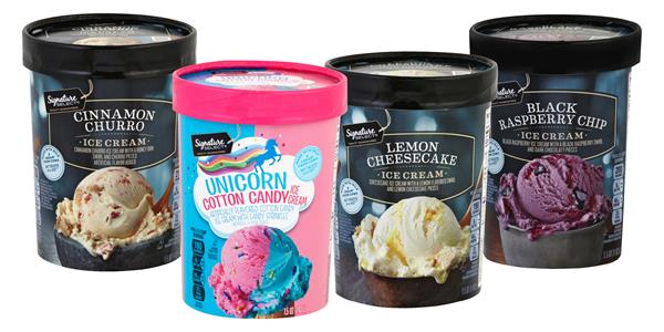 New Signature Select Ice Cream varieties from Albertsons Companies