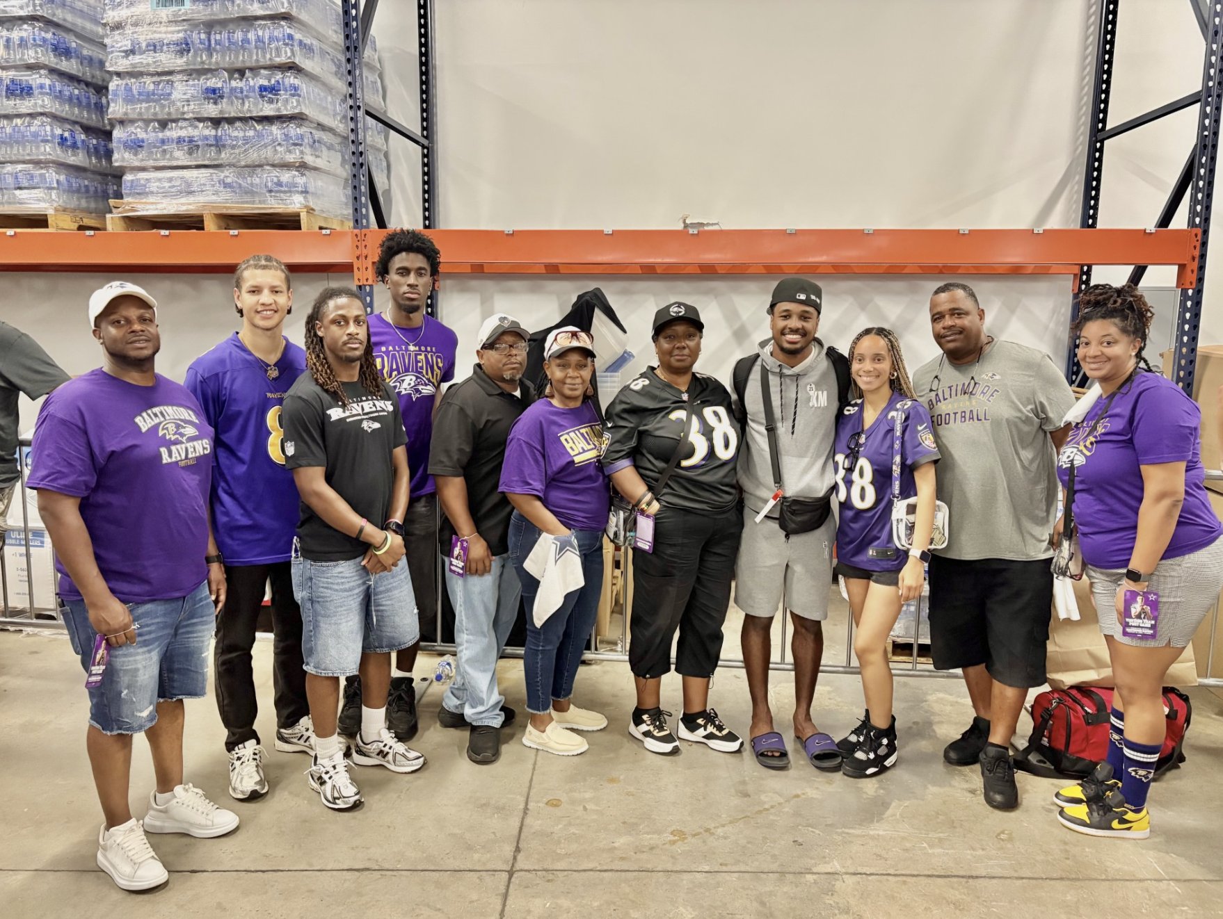Keyon Martin pre-season surrounded by family
