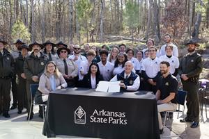 AmeriCorps and Arkansas State Parks Partner for Conservation Efforts on Public Lands