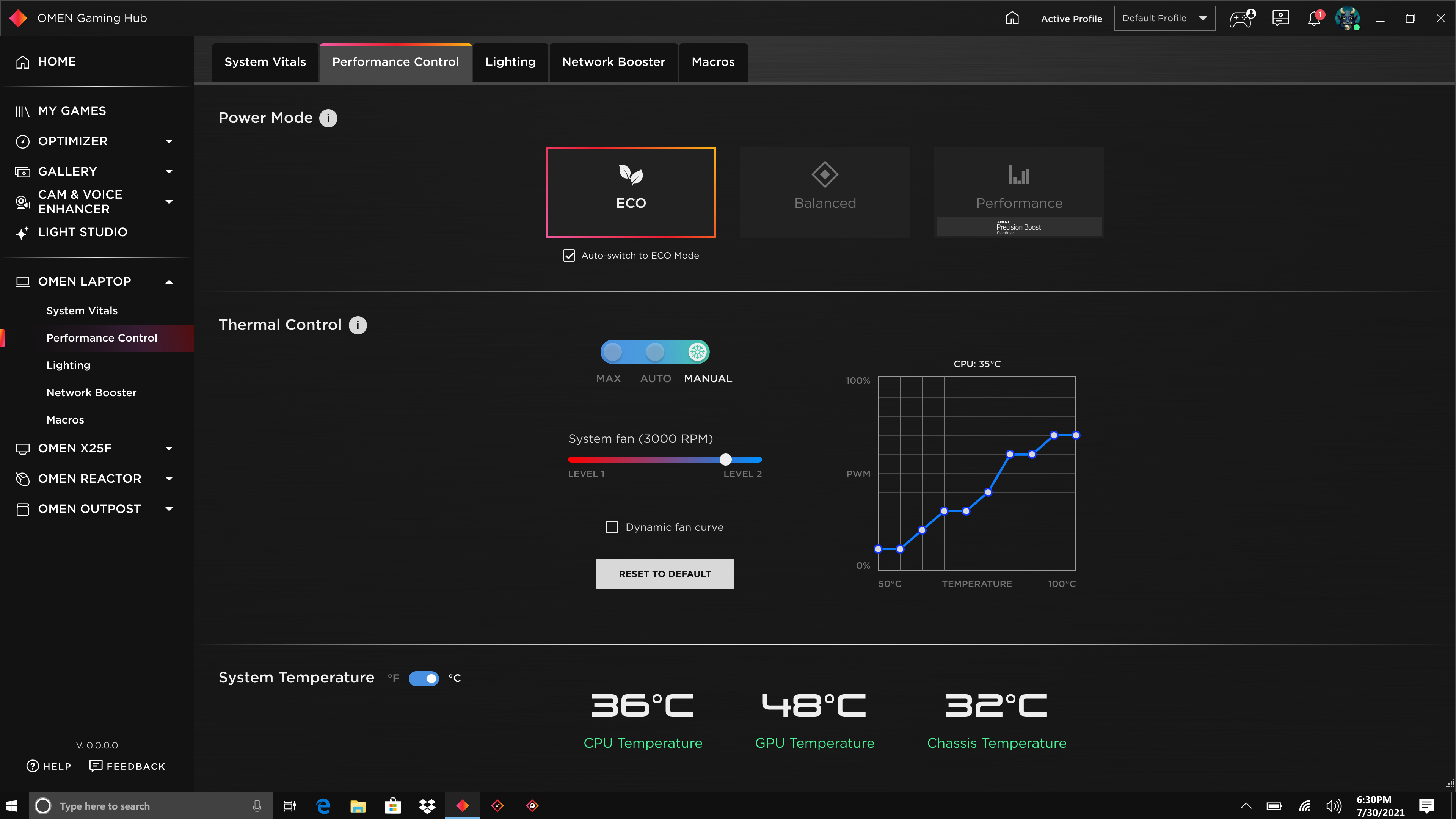 OMEN Gaming Hub brings massive performance increases to all OMEN and Victus laptops with features that increase FPS, battery life, and reduce fan noise.