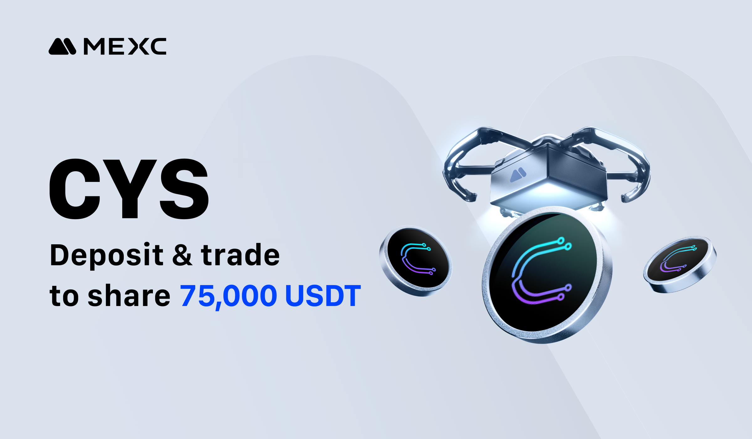 MEXC Lists Cysic (CYS) with Zero-Fee Trading and 75,000 USDT Airdrop+ Rewards