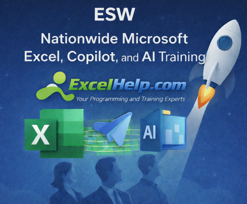Corporate Excel training with Microsoft Copilot and AI in Microsoft 365