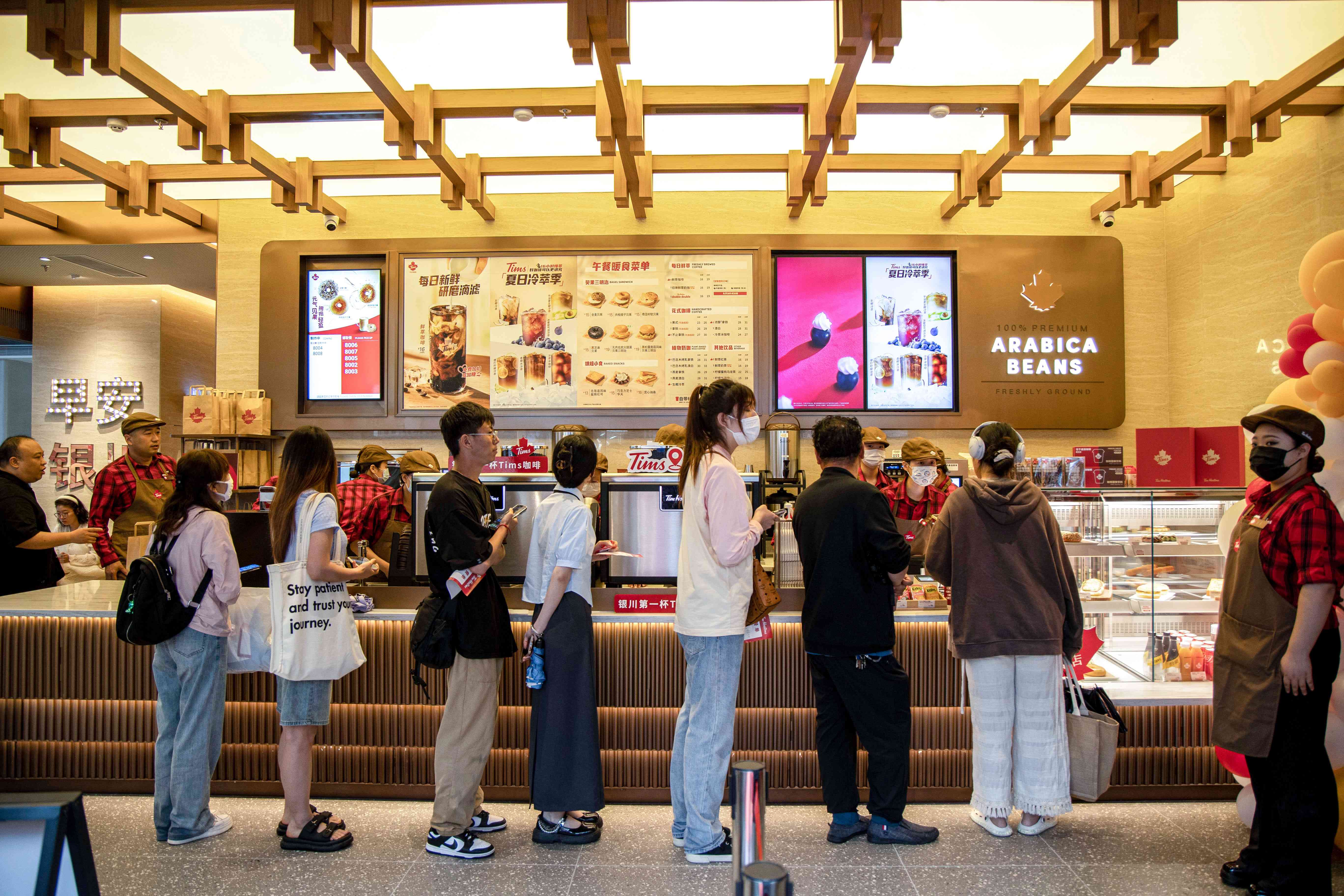 Tims’ 700th Store Opening in Yinchuan