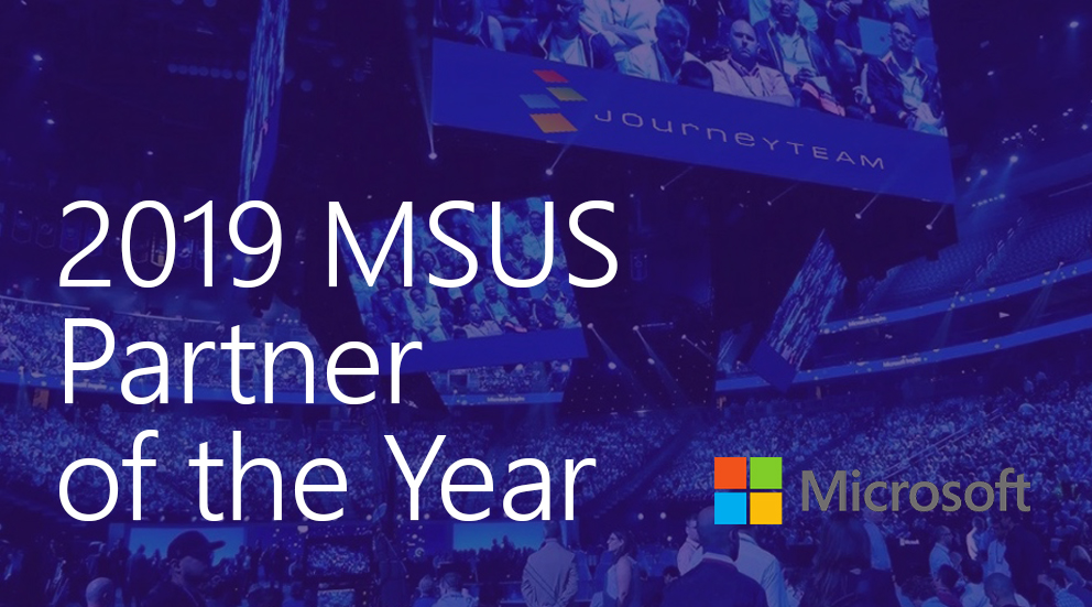 2019 Microsoft US Partner of Year 