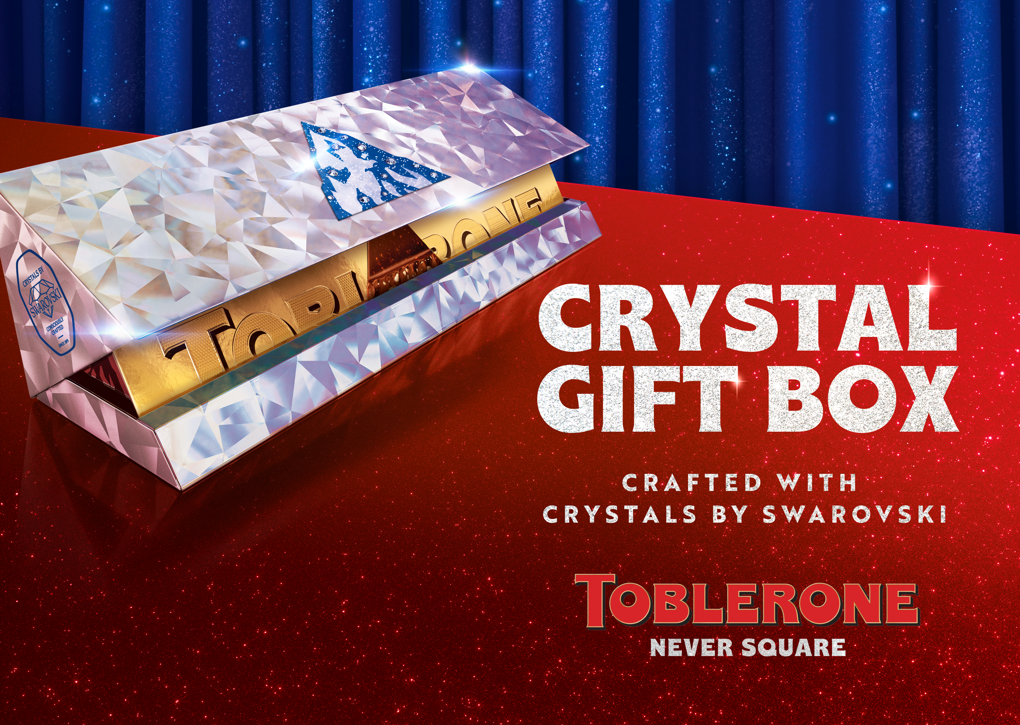 Toblerone Crafted by Swarovski Crystal Gift Box