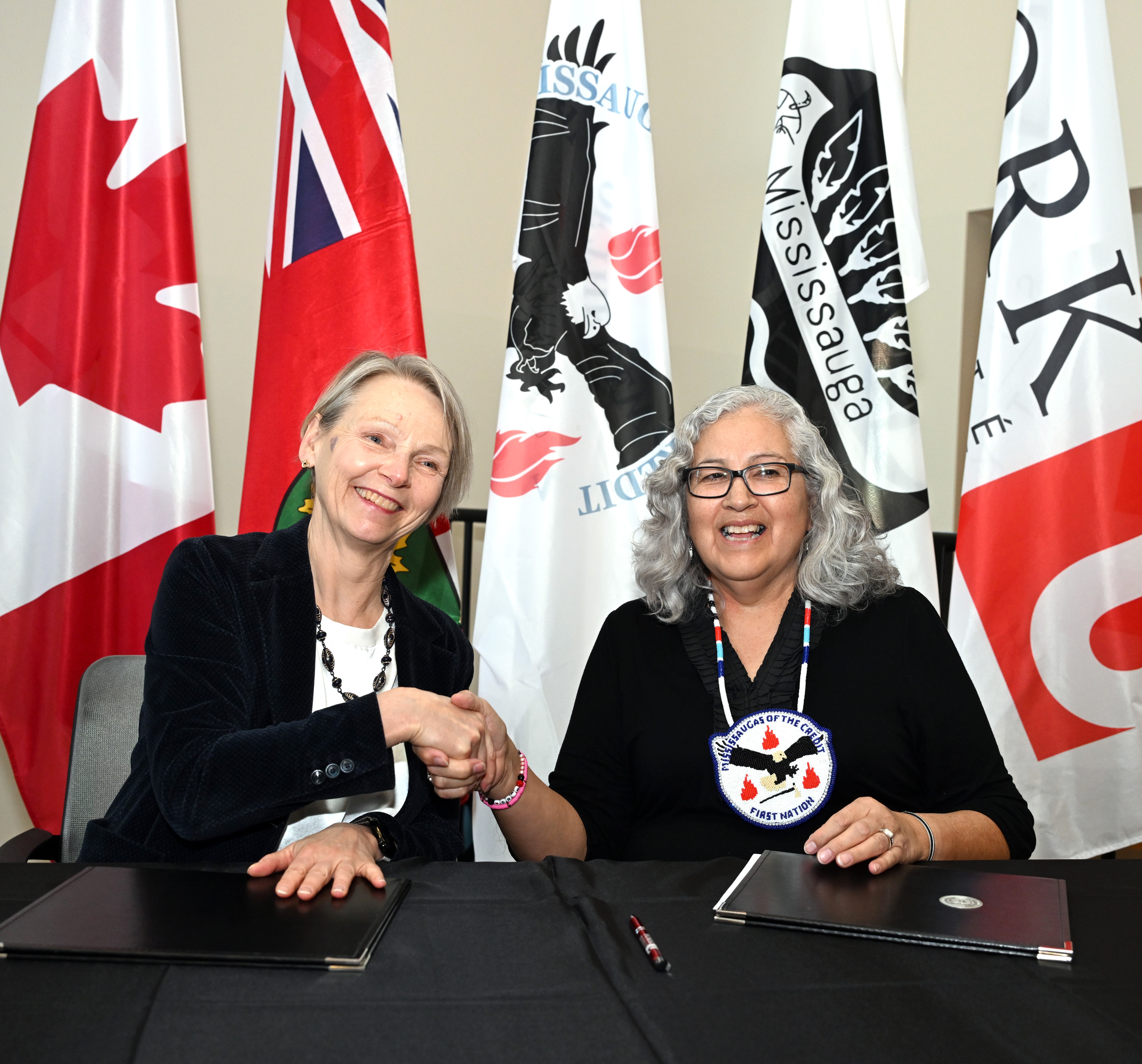 York University and the Mississaugas of the Credit First Nation sign MOU to work collaboratively