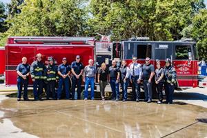 Dickey Foundation Donates to Fire Stations