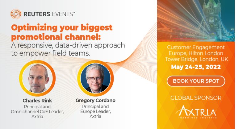 Axtria Presents on Data & Omnichannel Enabled Field Operations @ Reuters Events™ Customer Engagement Europe