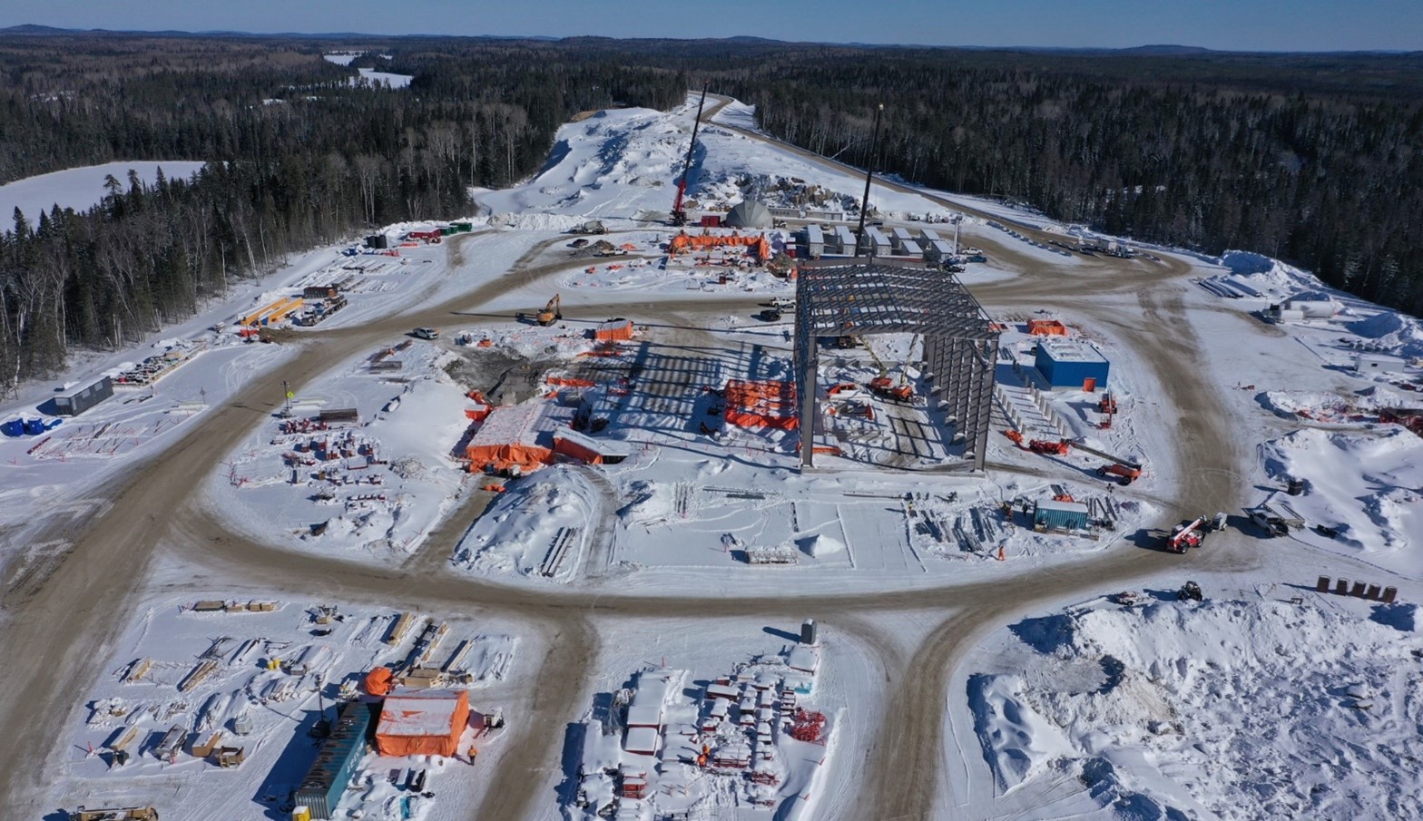 Island Gold Mine _ Shaft site area - Feb 2023