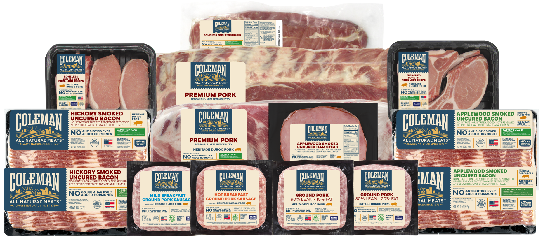 Coleman® All Natural Meats Brings 23 Pork Products to Woodman’s Stores Across Wisconsin and Illinois in Time for Grilling Season