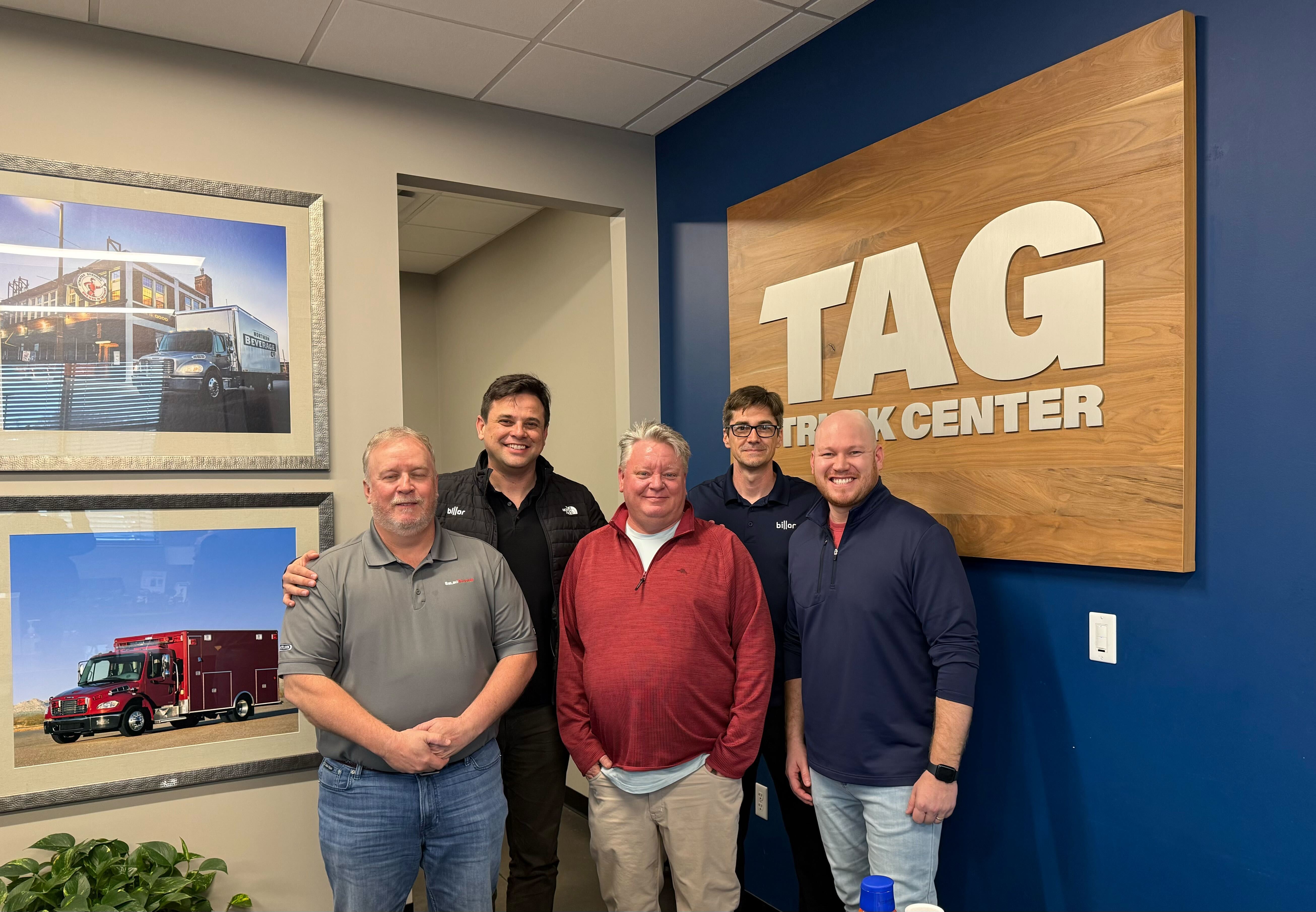 Billor team visiting TAG Truck Center