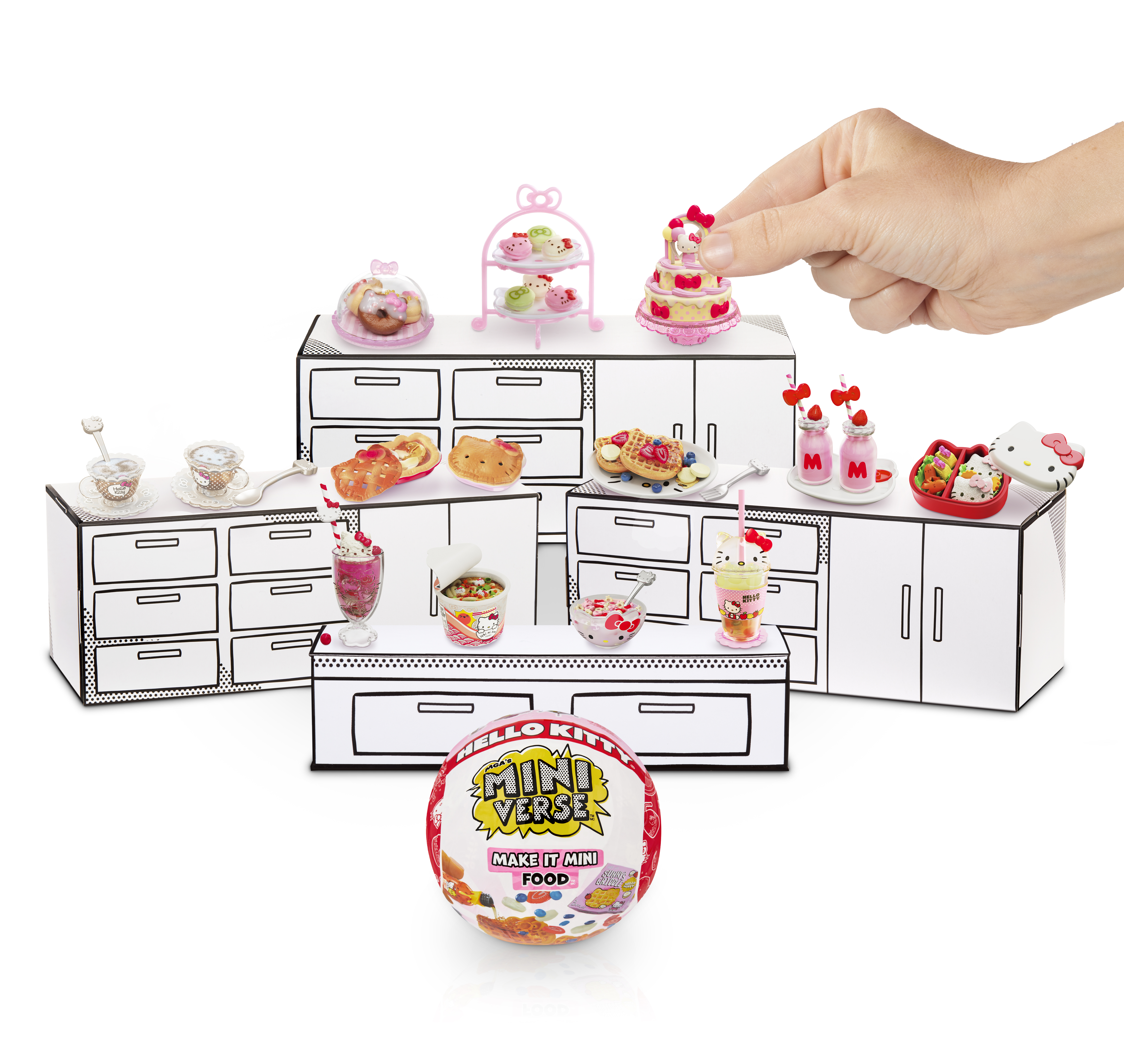 MGA's Miniverse x Hello Kitty Make It Mini Food Collection