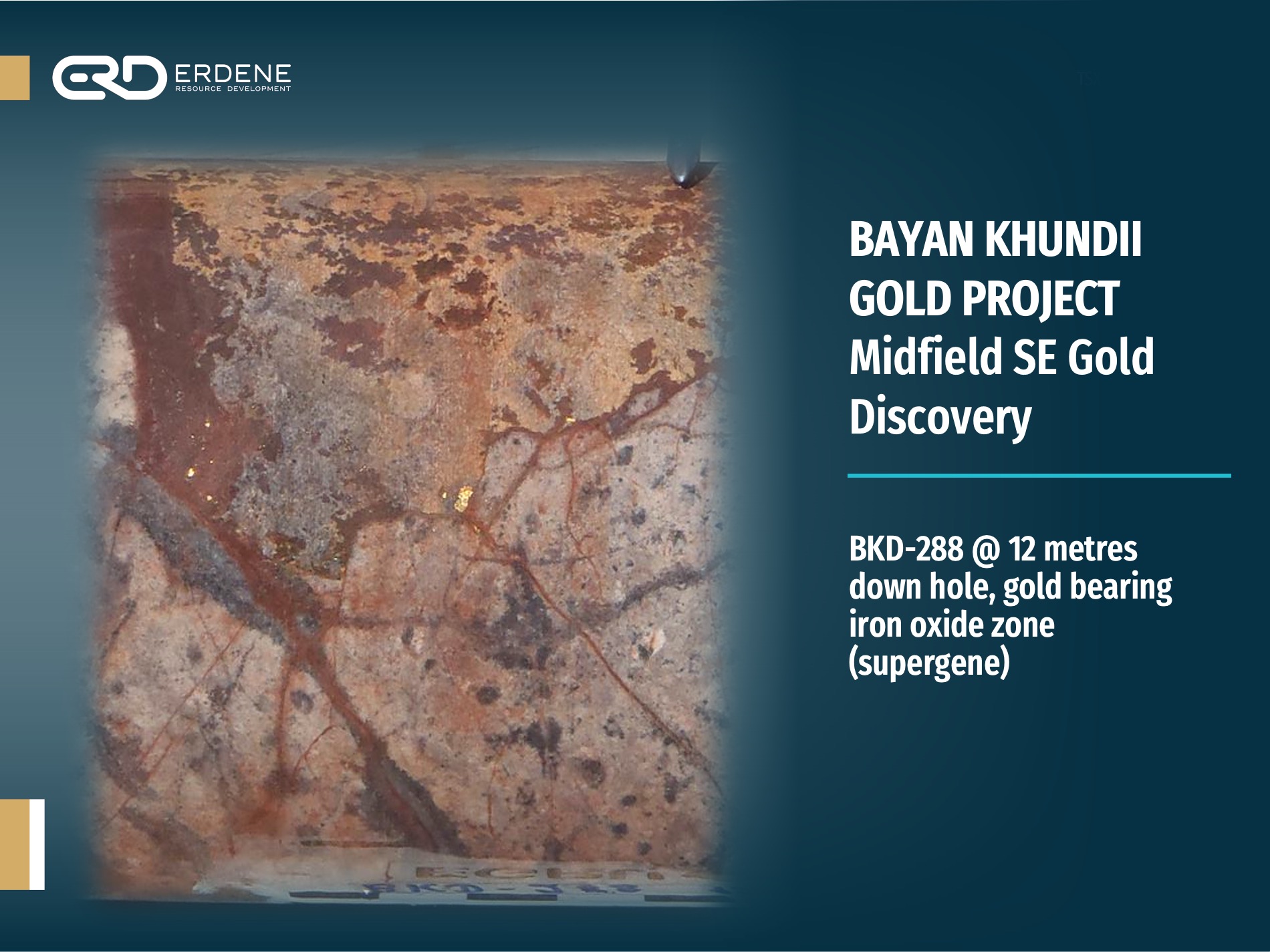 2. Bayan Khundii Gold Project - Midfield SE Gold Discovery