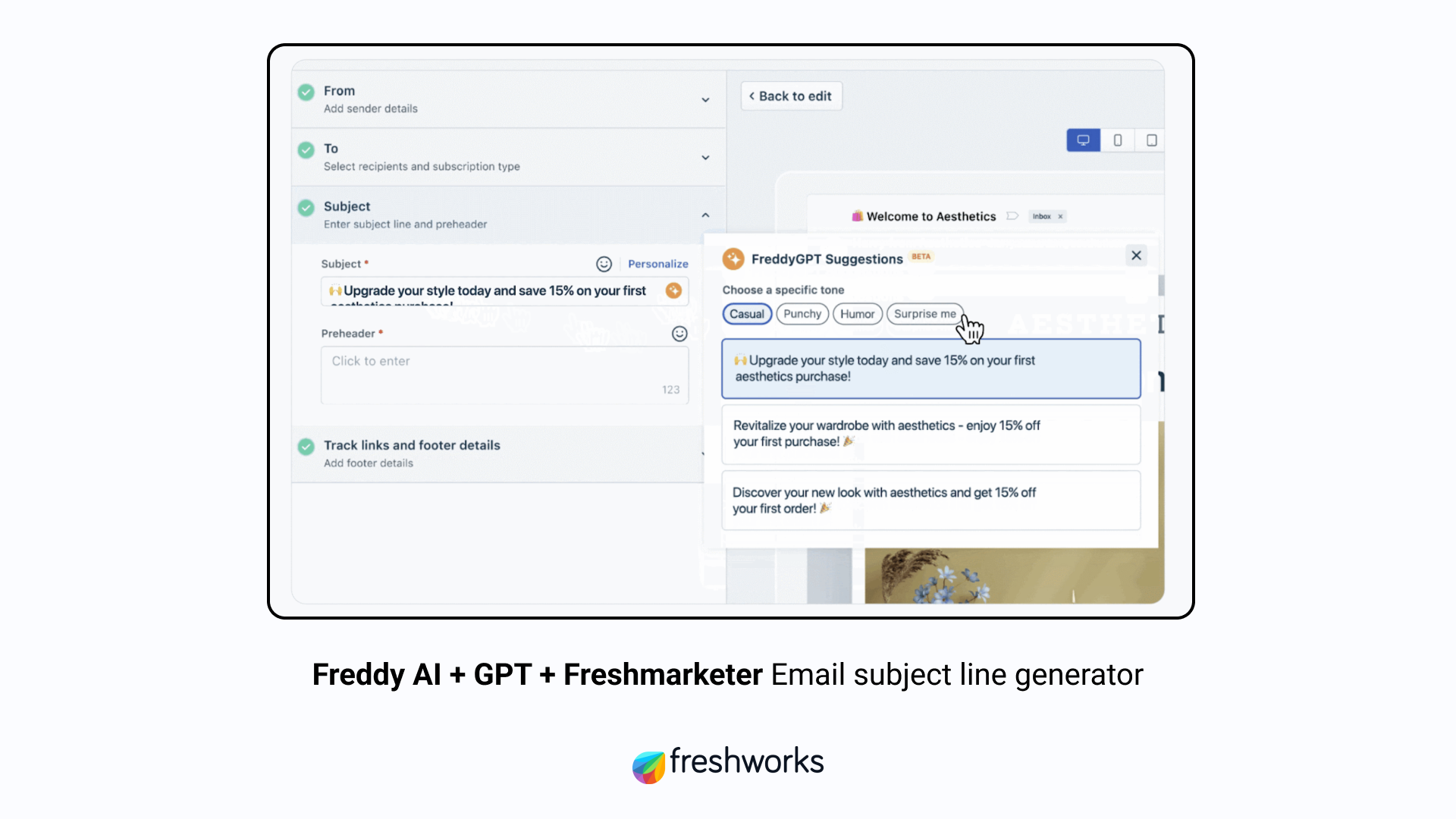 Freddy AI Email Generator