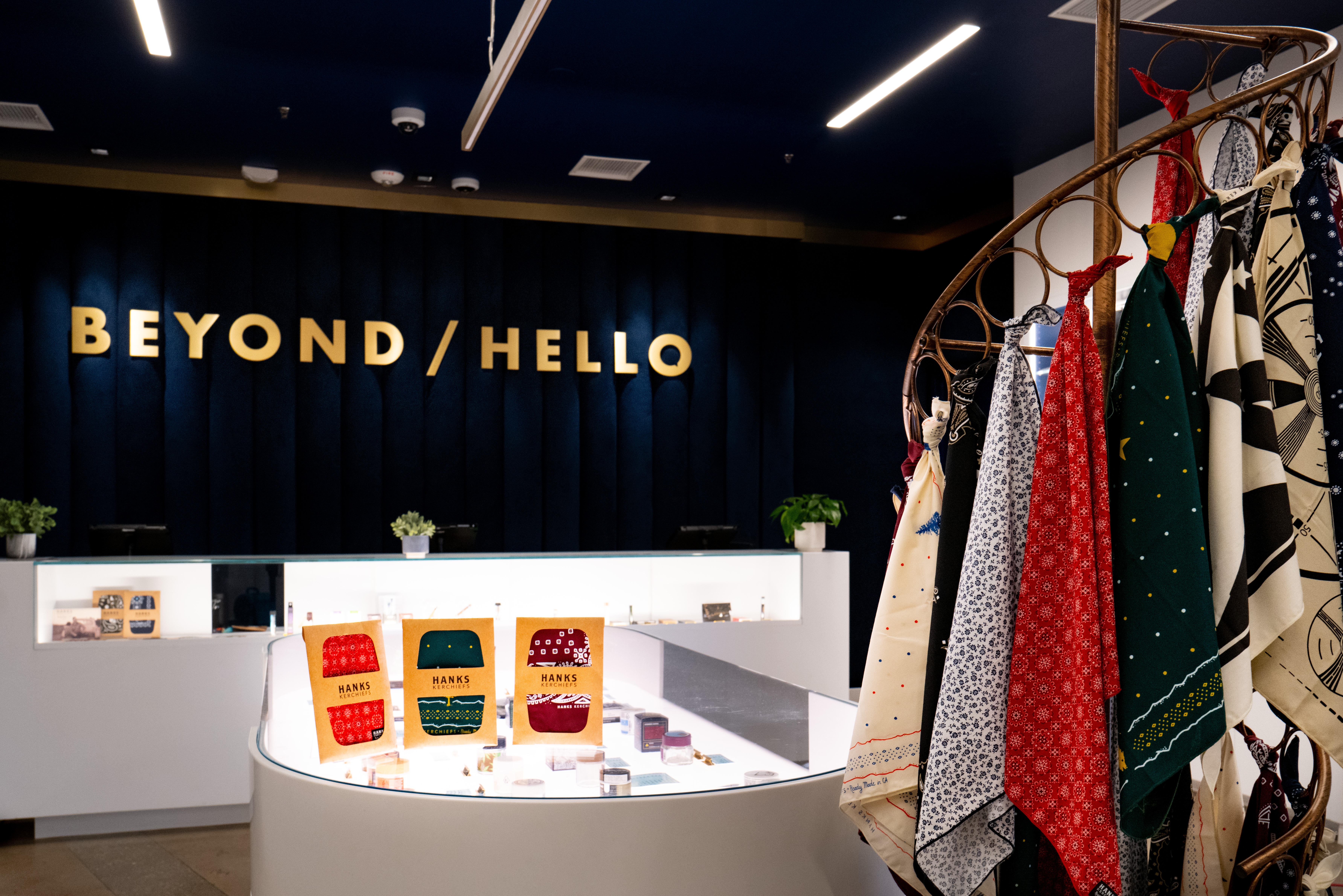 Actor Colin Hanks’ California-Made Hanks Kerchiefs Line Displayed at BEYOND / HELLO™ Santa Barbara