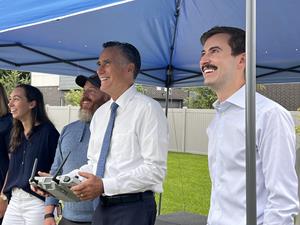 Mitt Romney Visits Teal