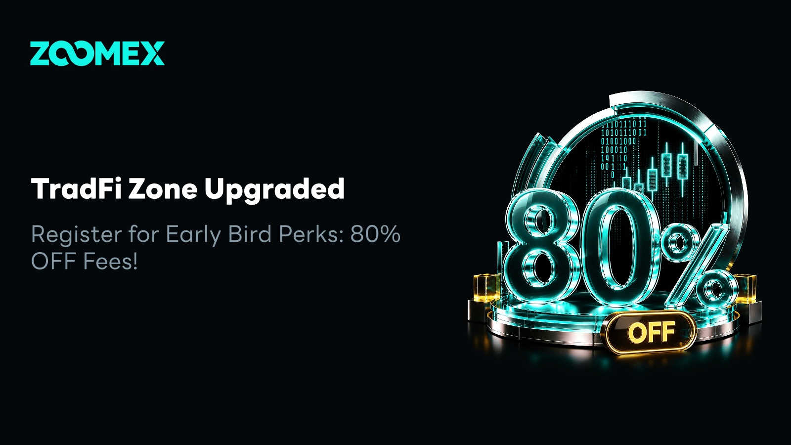 Zoomex Launches TradFi Zone Upgrade With 80% Fee Discount Early Bird Campaign