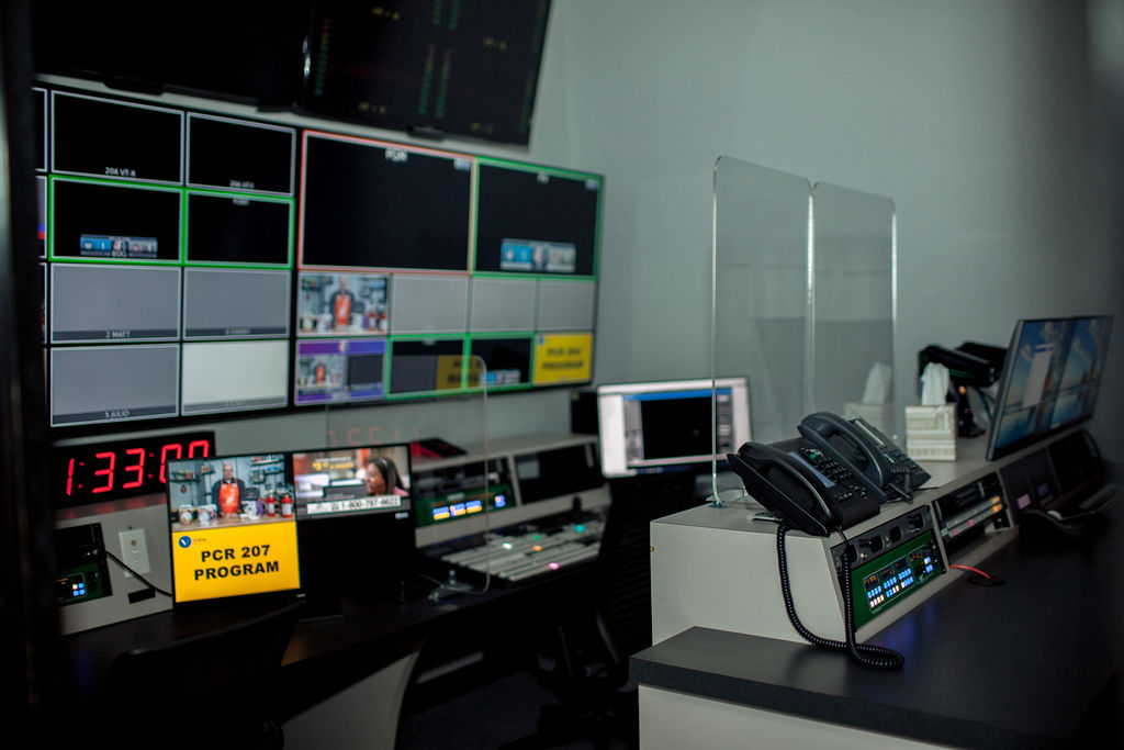 Inside a VISTA Worldlink production control room.