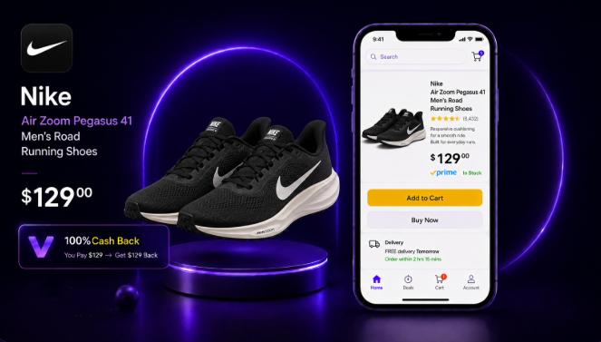 Grab genuine Nike footwear at unbeatable prices only on VibePerk.