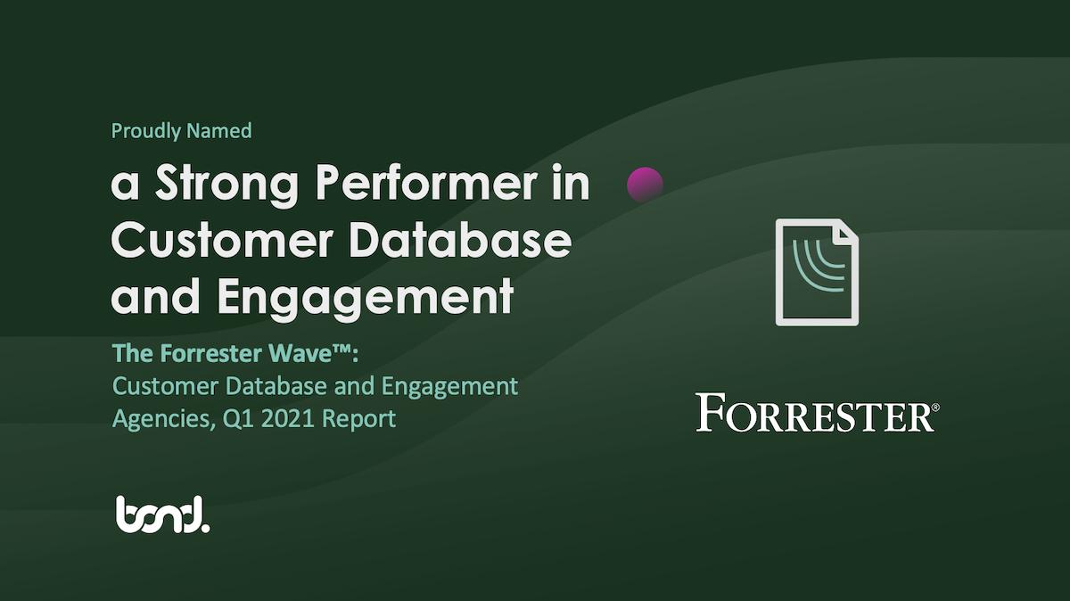 Bond Forrester Wave Database Engagement 2021