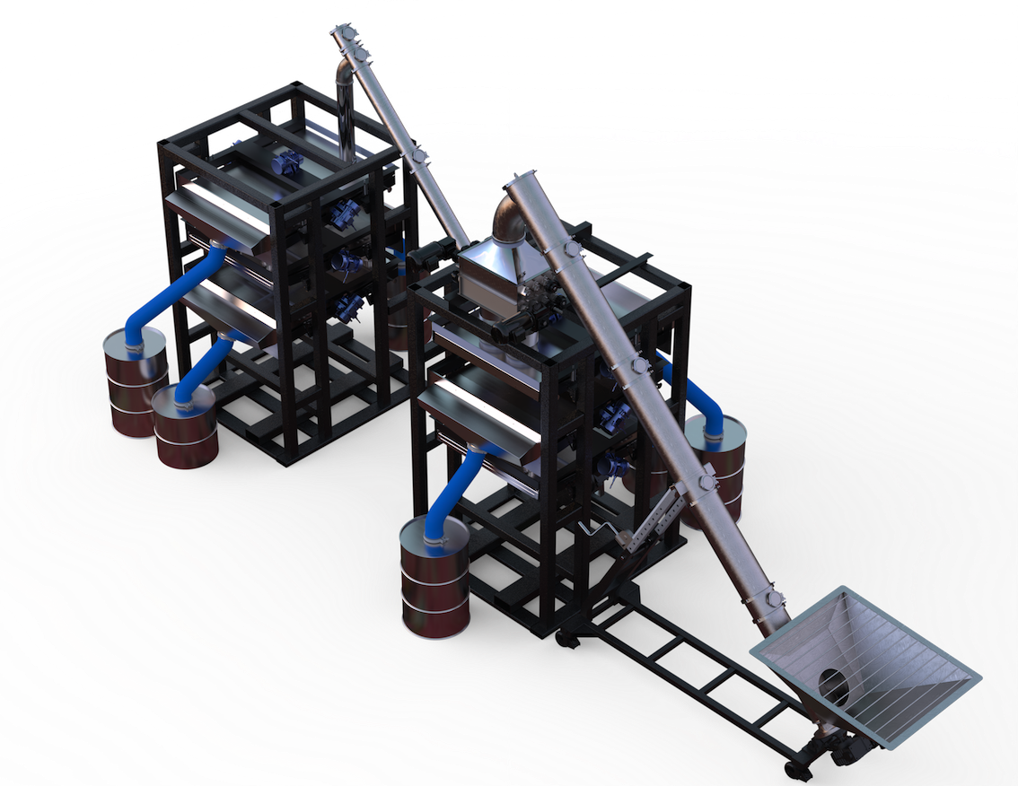 Premier modèle de production du CryoSift Separator™ à deux patins