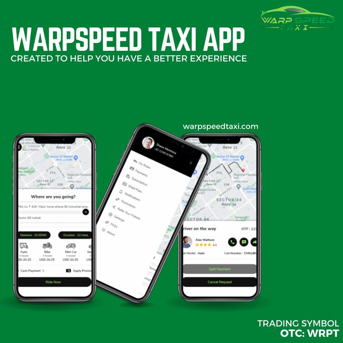 WarpSpeed Taxi App