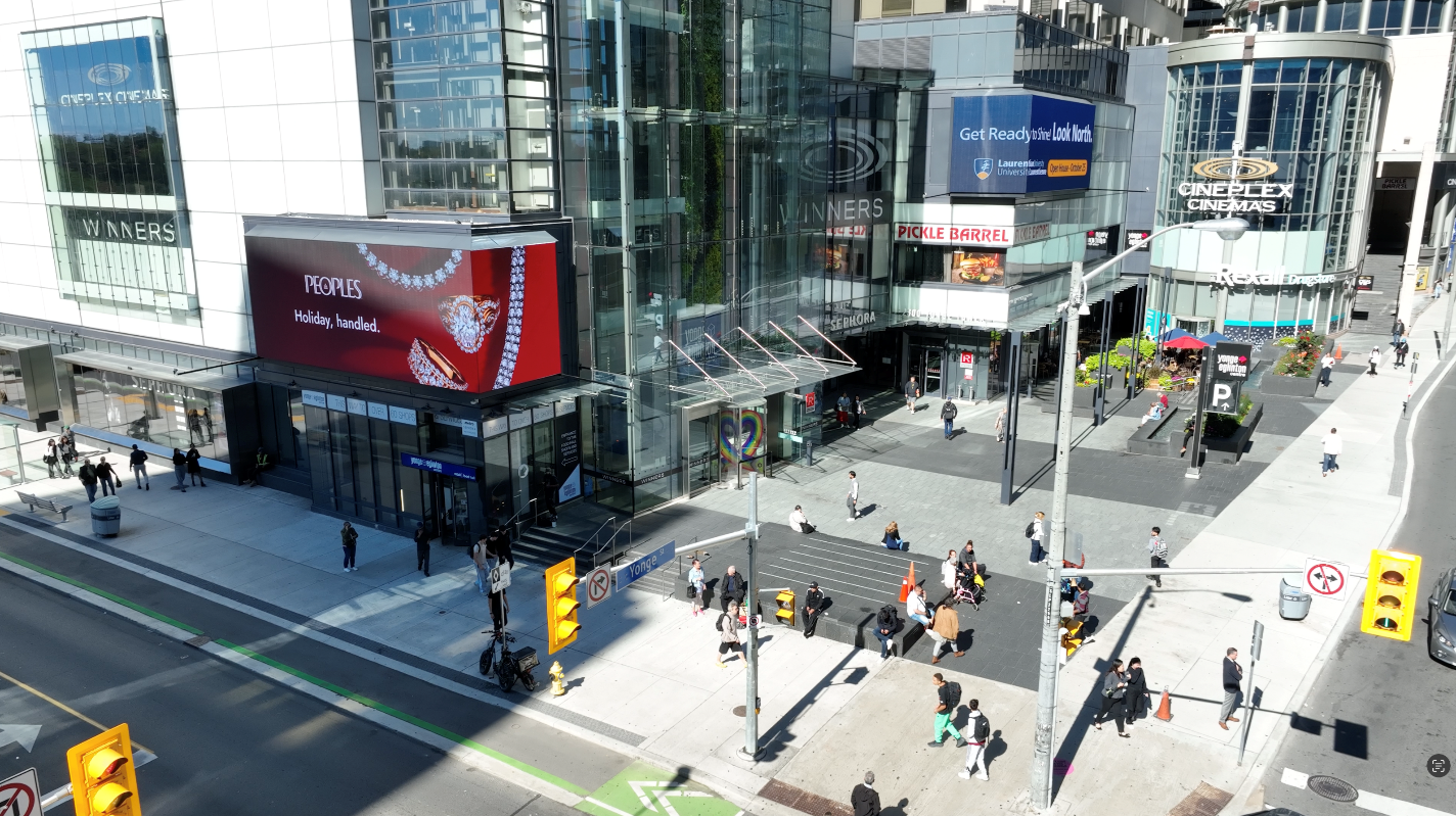 PATTISON Outdoor Advertising updates Midtown Toronto Corner Digital Displays