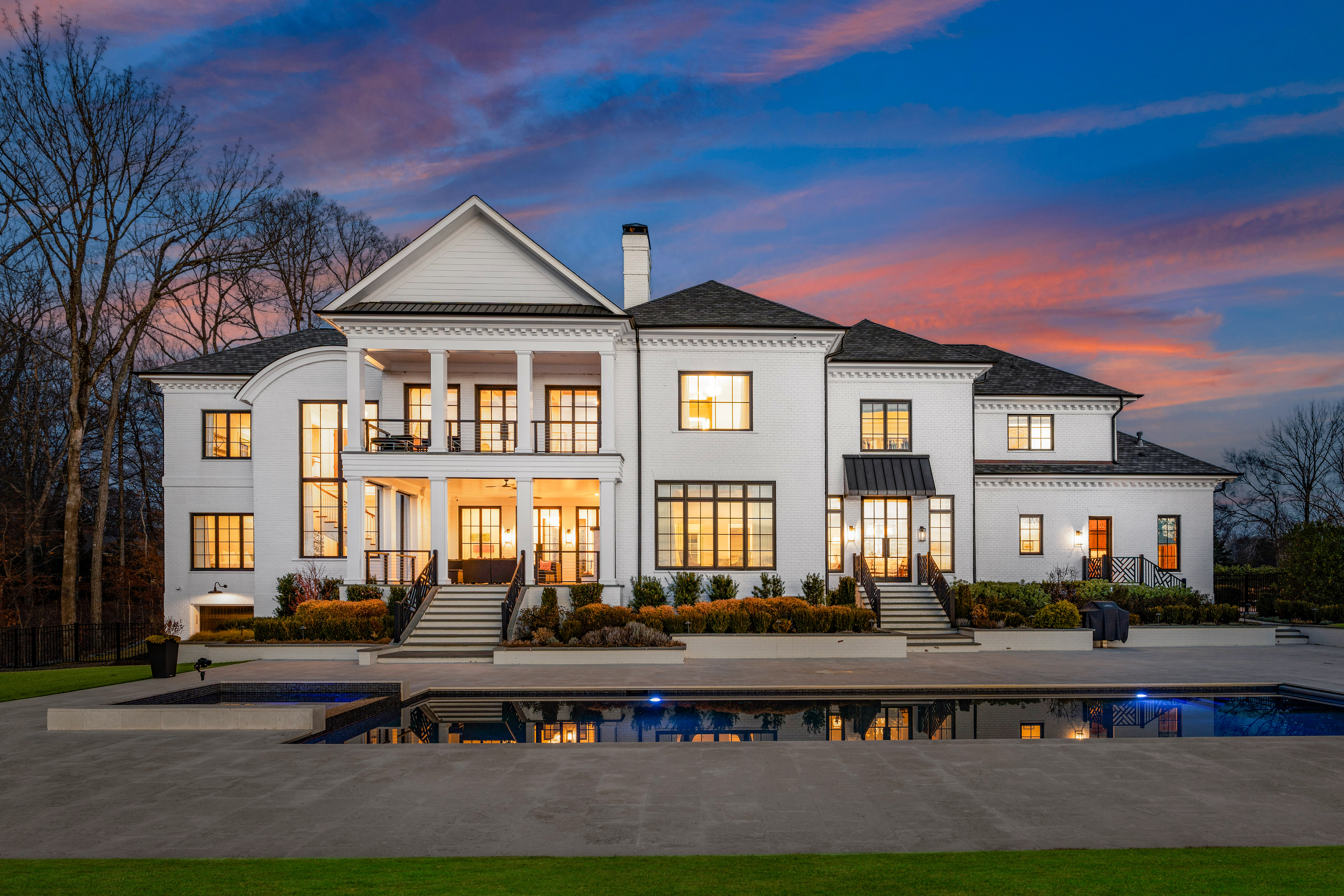 This modern Quail Hollow Estate is the most expensive listing in the city of Charlotte