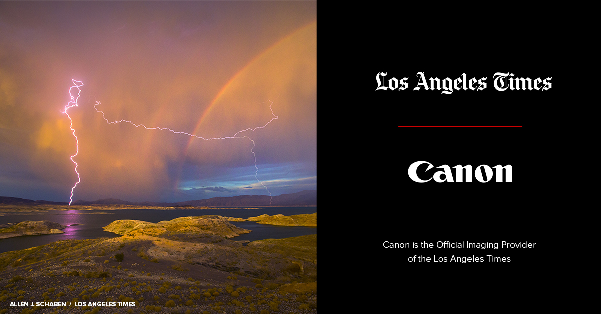 The Los Angeles Times Selects Canon as Official Imaging Provider