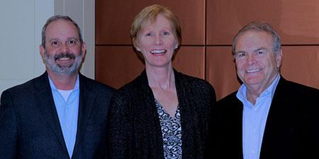Pictured: Lew Minsky, President & CEO, DCIIA; Peg Knox, Chief Operating Officer, DCIIA; Warren Cormier, Executive Director, DCIIA Retirement Research Center
